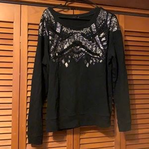 Express Sequined Sweatshirt